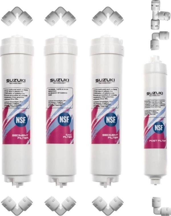 12 Inç Kapalı Kasa Su Arıtma Cihazı Membransız Tam Set (4 Filtre) - Image 1