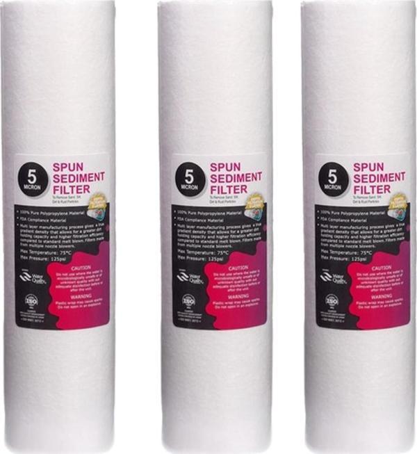 5 Mikron Sediment Spun Filtre (toz,tortu Filtre) 3 Adet  - Image 1