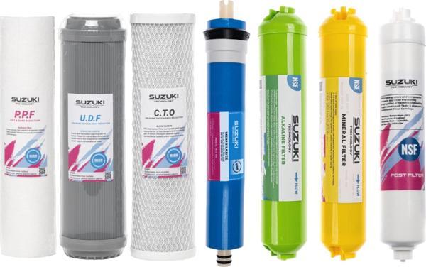 Açık Kasa Su Arıtma Cihazı Tam Set (7 Filtre)alkali Ve Mineral Filtre Ilaveli - Image 1
