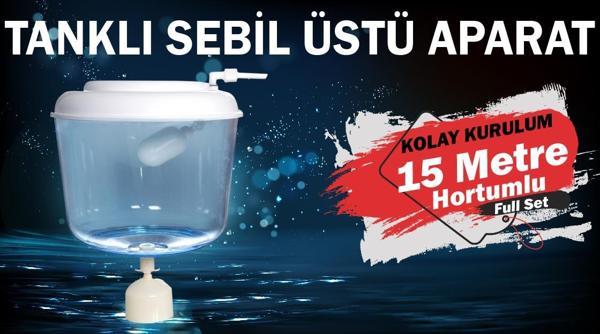 Dijitsu Forum 16MX Uyumlu Sebil Üstü Aparatı Kırılmaz,Hazneli (15 Metre Hortumlu) - Image 1