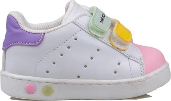 Trend Adımlar Pembe Işıklı İlk Adım Bebe Sneaker - Image 1
