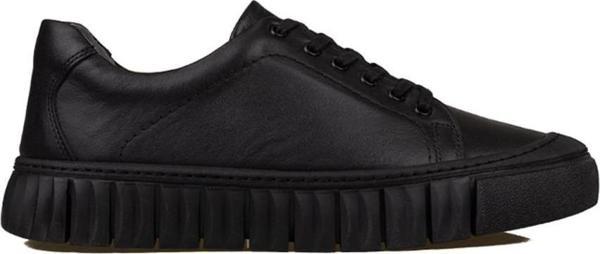 Slayka Siyah Glacier Hakiki Deri Erkek Casual Ayakkabı - Image 1