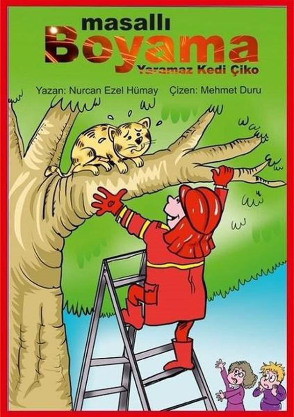 Masallı Boyama Yaramaz Kedi Çiko - Başak Ajans - Image 1