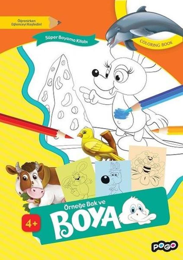 Süper Boyama Kitabı 1 - Pogo - Image 1