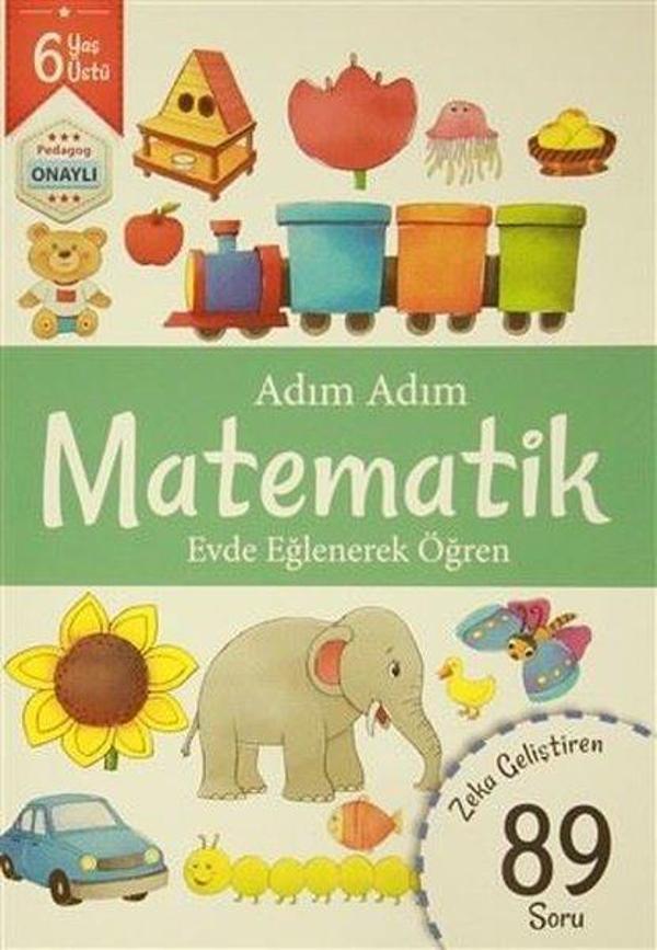 Adım Adım Matematik 6 Yaş - Zeka Geliştiren 89 Soru - Revzen Kitap - Image 1