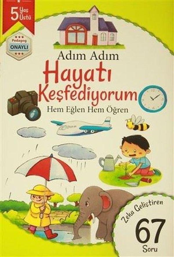 Adım Adım Hayatı Keşfediyorum 5 Yaş - Zeka Geliştiren 67 Soru - Revzen Kitap - Image 1