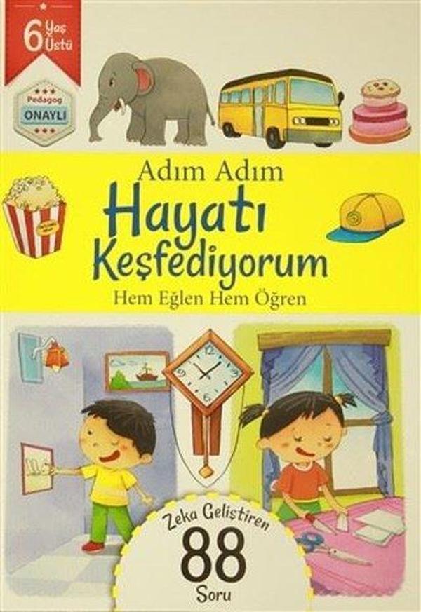 Adım Adım Hayatı Keşfediyorum 6 Yaş - Zeka Geliştiren 88 Soru - Revzen Kitap - Image 1