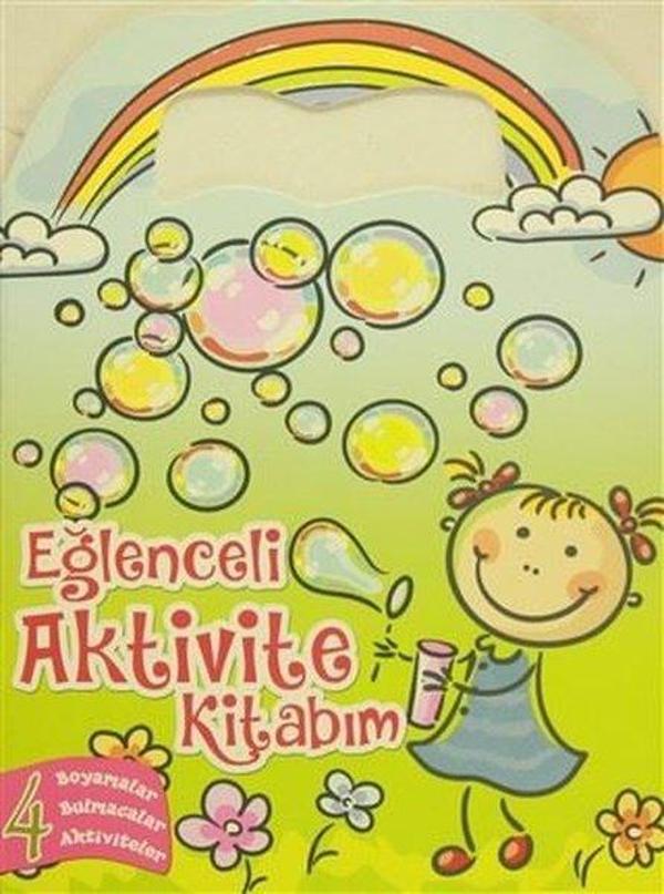 Eğlenceli Aktivite Kitabım 4 - Pembe Kitap Boyama Kitabı - Revzen Kitap - Image 1
