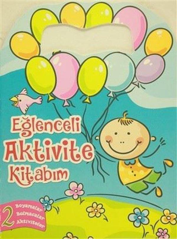 Eğlenceli Aktivite Kitabım 2 - Pembe Kitap Boyama Kitabı - Revzen Kitap - Image 1