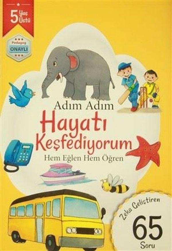 Adım Adım Hayatı Keşfediyorum 5 Yaş - Zeka Geliştiren 65 Soru - Revzen Kitap - Image 1