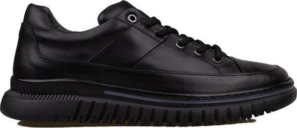 Slayka Siyah Charisma Leather Erkek Bağcıklı Casual Ayakkabı - Image 1