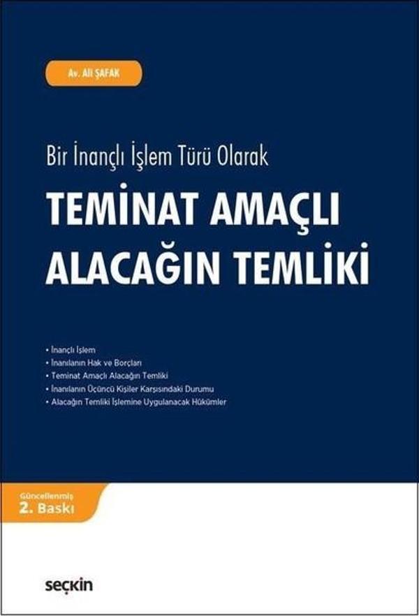 Teminat Amaçlı Alacağın Temliki - Seçkin Yayıncılık - Image 1