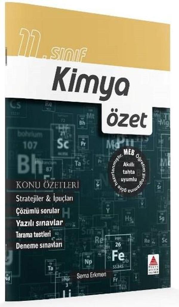11. Sınıf Kimya Özet - Delta Kültür-Eğitim - Image 1