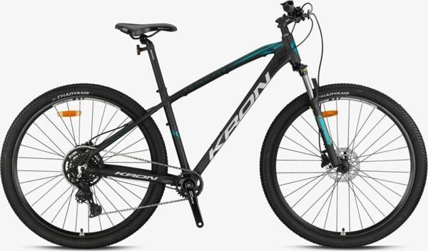 Kron XC 150 Pro 29 Jant Dağ Bisikleti 2025 Mat Siyah Gri Turkuaz-19 Inc - Image 1