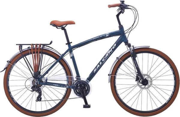 Salcano Sarajevo 700 Man Hidrolik Fren 28" Jant 19'' 21 Vites Hidrolik Fren Şehir Bisikleti Mavi - Image 1