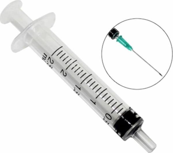 Ayset 2Cc-Enjektör Yeşil Iğneli Contalı 300 Adet 3/P) 21G 70579 - Image 1