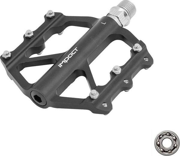 Impact CREEP Alüminyum Bisiklet Pedalı Tek Rulmanlı Siyah PDL-233 - Image 1