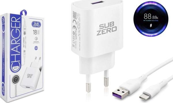 Subzero SG61 18W 3.4A Qualcomm Hızlı Type-C Ev Şarj Aleti (Turbo) - Image 1