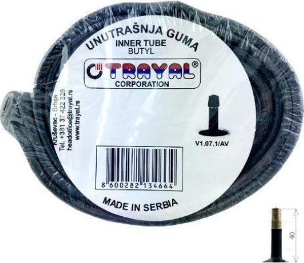 Trayal 26x1.50 2.125 AV-40 Kalın Sibop İç Lastik LSI-151 - Image 1