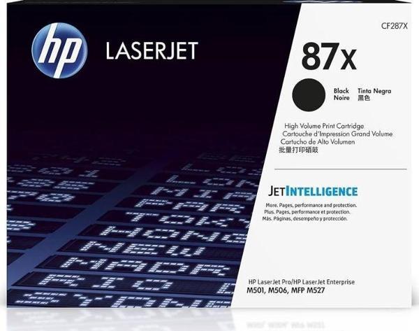 HP 87X CF287X Yüksek Kapasiteli Orijinal Siyah Toner  - Image 1