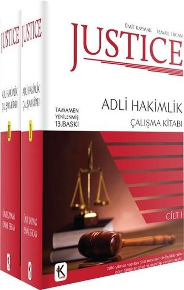 Justice - Adli Hakimlik Çalışma Kitabı - 2 Kitap Takım - Kuram - Image 1