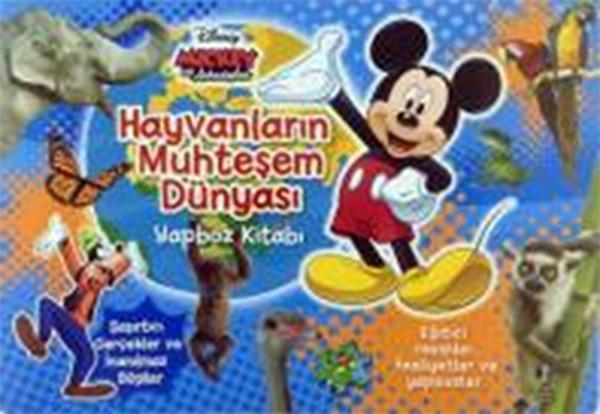 Disney Mickey ve Arkadaşları Hayvanların Muhteşem Dünyası Yapboz Kitabı - Doğan ve Egmont Yayıncılık - Image 1