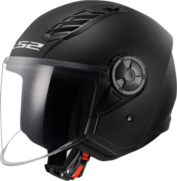 LS2 AIRFLOW 2 MAT SİYAH YARIM KASK - Image 1