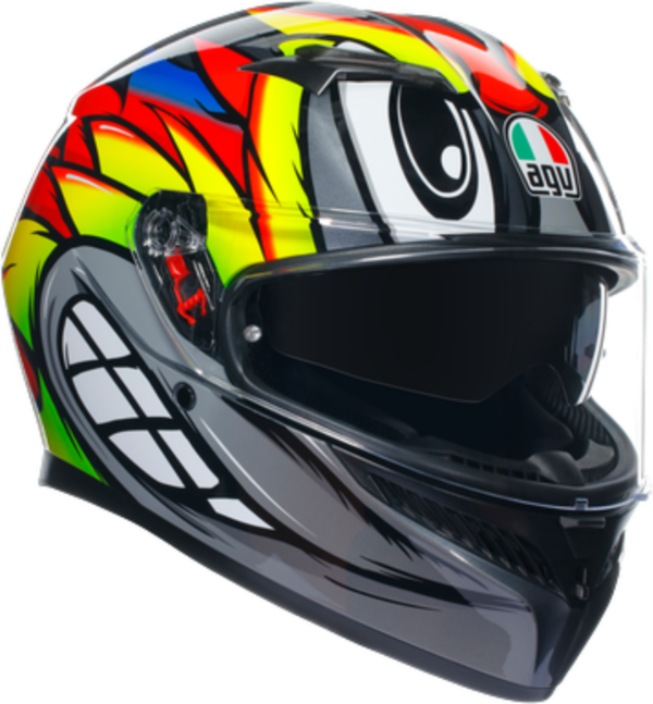AGV KASK/K3 MPLK BIRDY 2.0 GREY YLW RED - Image 1