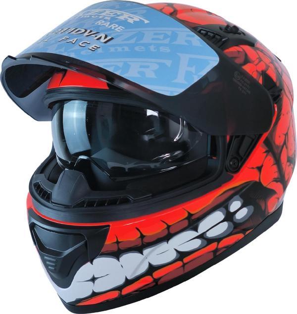 FAZER 211-DV FULL FACE KASK FANTASTİC RED - Image 1