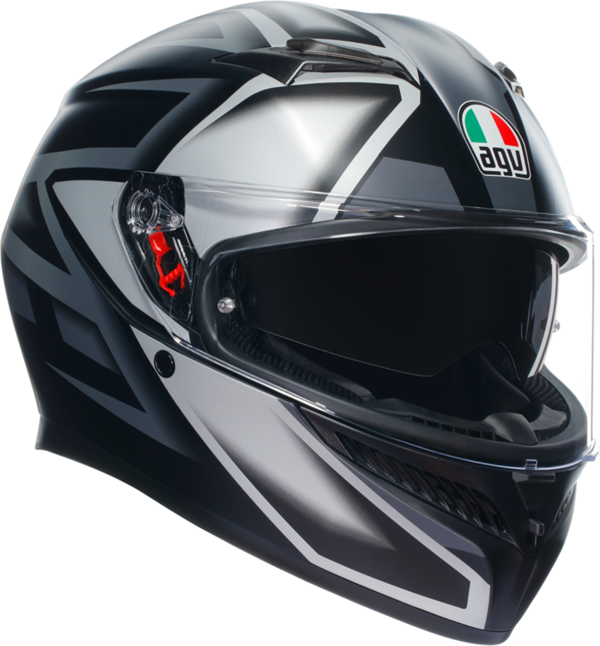 AGV KASK/K3 MPLK COMPOUND MATT BLACK GREY - Image 1