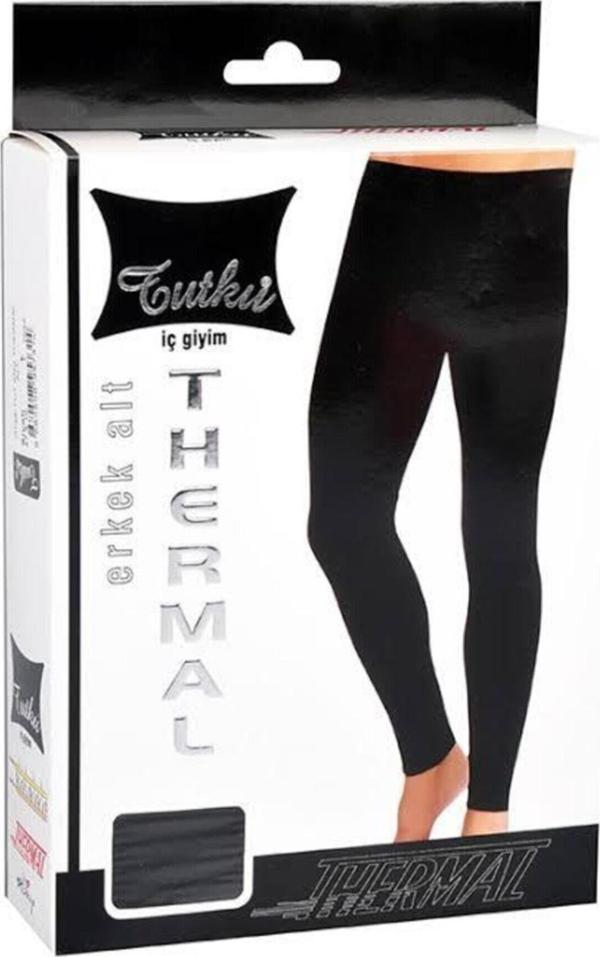 Tutku Erkek Siyah Termal Tayt - Image 1