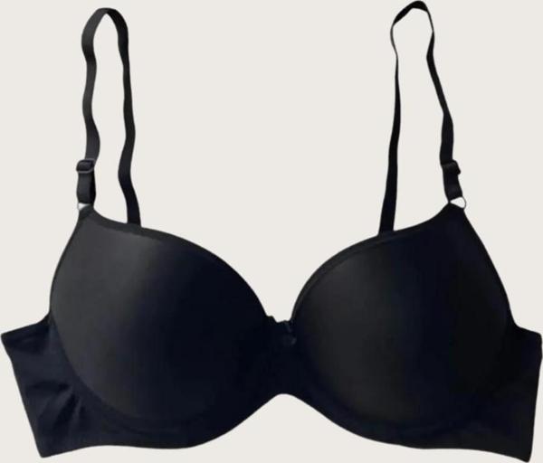 Aria's Closet Mikro Kumaş Push Up Dolgulu Balenli Günlük Tek Destekli Sütyen - Image 1