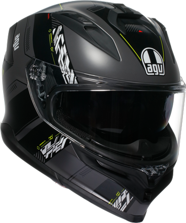 AGV KASK/K7 MPLK KYBER MATT GREY/YELLOW FLUO - Image 1