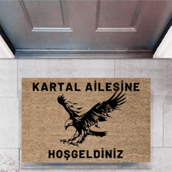 Kapı Önü Paspası Dekoratif Dijital Baskı Kişiye Özel P-2444 - Image 1