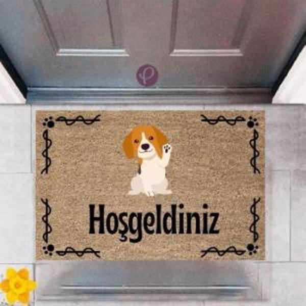Kapı Önü Paspası Dekoratif Dijital Baskı Hoşgeldiniz P-2417 - Image 1