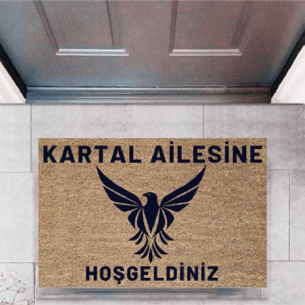 Kapı Önü Paspası Dekoratif Dijital Baskı Kişiye Özel P-2446 - Image 1