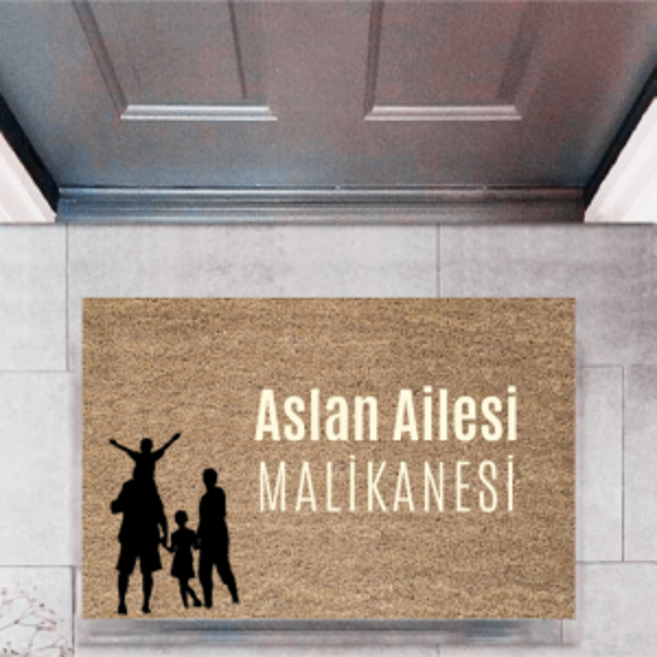 Kapı Önü Paspası Dekoratif Dijital Baskı Kişiye Özel P-2466 - Image 1