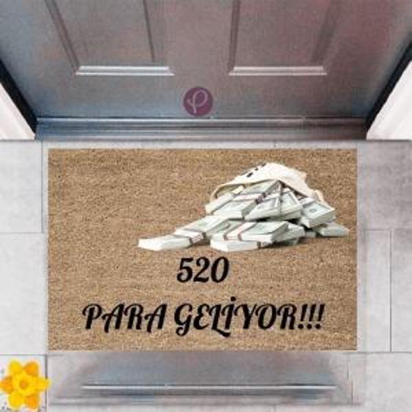 Kapı Önü Paspası Dekoratif Dijital Baskı 520 Para P-2479 - Image 1