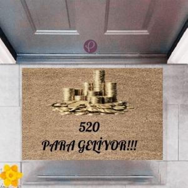 Kapı Önü Paspası Dekoratif Dijital Baskı 520 Para P-2480 - Image 1