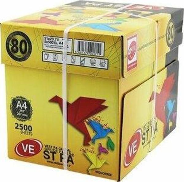 VE STPA OFFICE PAPER A4 FOTOKOPİ KAĞIT 2500LÜ 210X297MM (5060) - Image 1