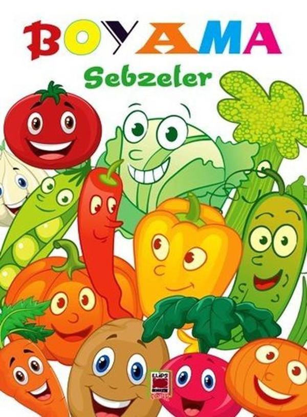 Elips Kitapları Boyama Sebzeler - Elips Kitapları - Image 1