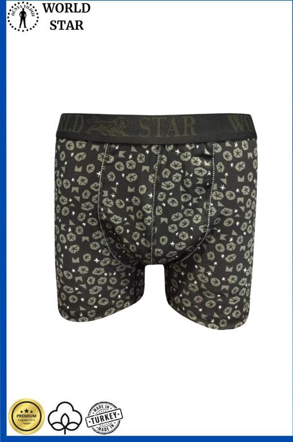 Aria's Closet Likralı Pamuklu Renkli Erkek Boxer - Image 1