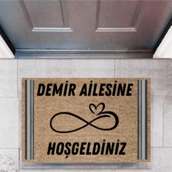 Kapı Önü Paspası Dekoratif Dijital Baskı Kişiye Özel P-2501 - Image 1