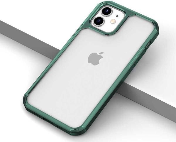 Apple iPhone 11 Kılıf Zore Roll Kenarları Renkli Şeffaf Kılıf - Image 1