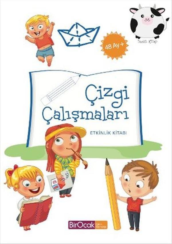Çizgi Çalışmaları Etkinlik Kitabı - 48 Ay - Bir Ocak Yayınları - Image 1