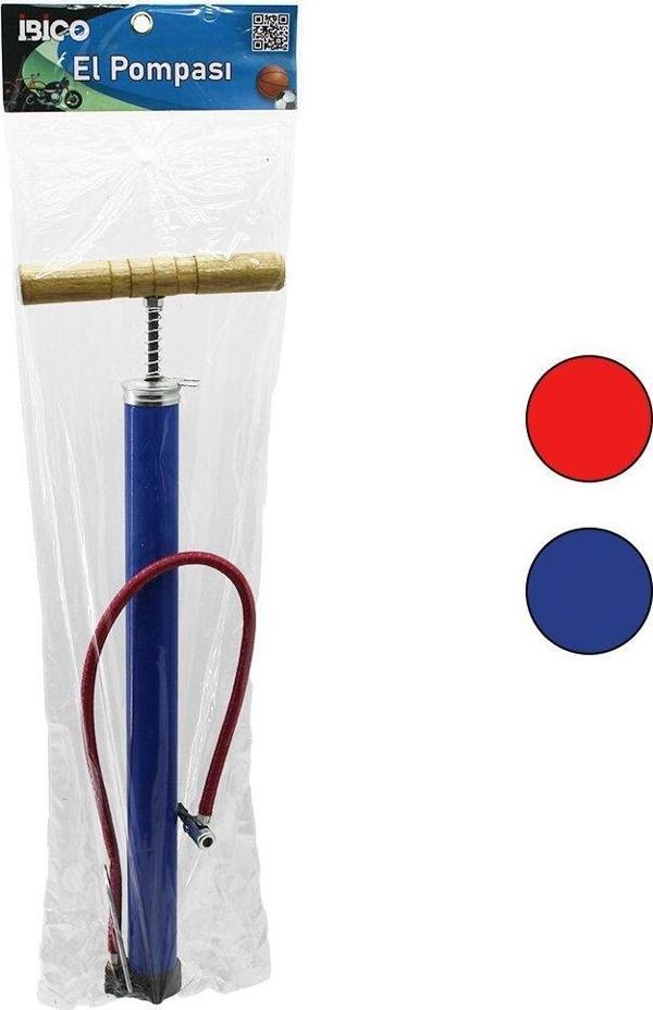 METAL GÖVDE   AHŞAP KOL   İRAN  EL POMPASI  55CM   TOP - BİSİKLET - MOTOR  AYAKLIK APARATLI (5060) - Image 1