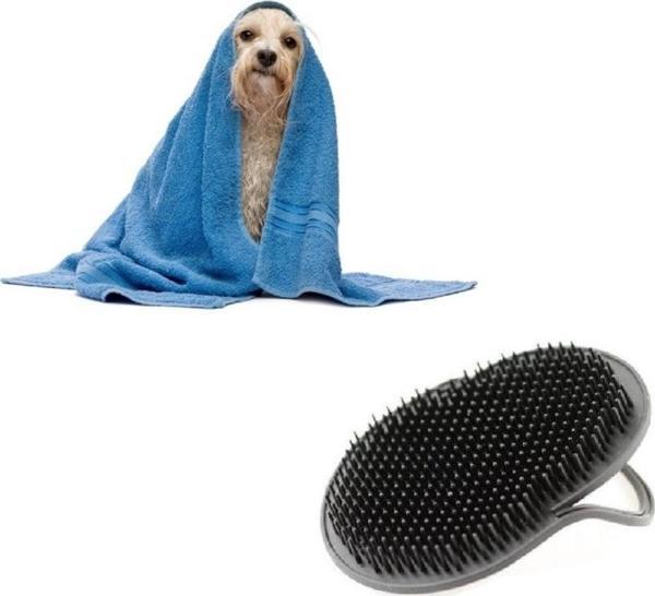 Büro Ev Ofis Evcil Pet Hayvanı Hediyesi için Kedi Köpek Yıkama Fırçası - Image 1