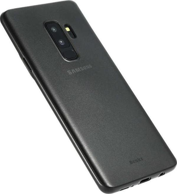 Galaxy S9 Plus Kılıf Lollipop İnce Pürüzsüz Mat Yüzey Kılıf Transparan Siyah - Image 1