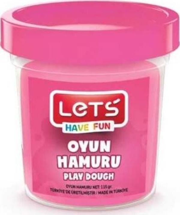 Lets Oyun Hamuru 115Gr Pembe - 4 adet - Image 1