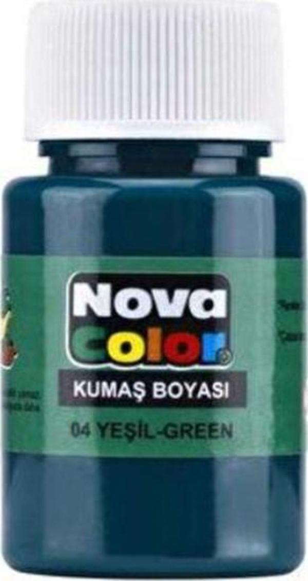 Nova Color Kumaş Boyası 35 Cc Yeşil - 2 adet - Image 1